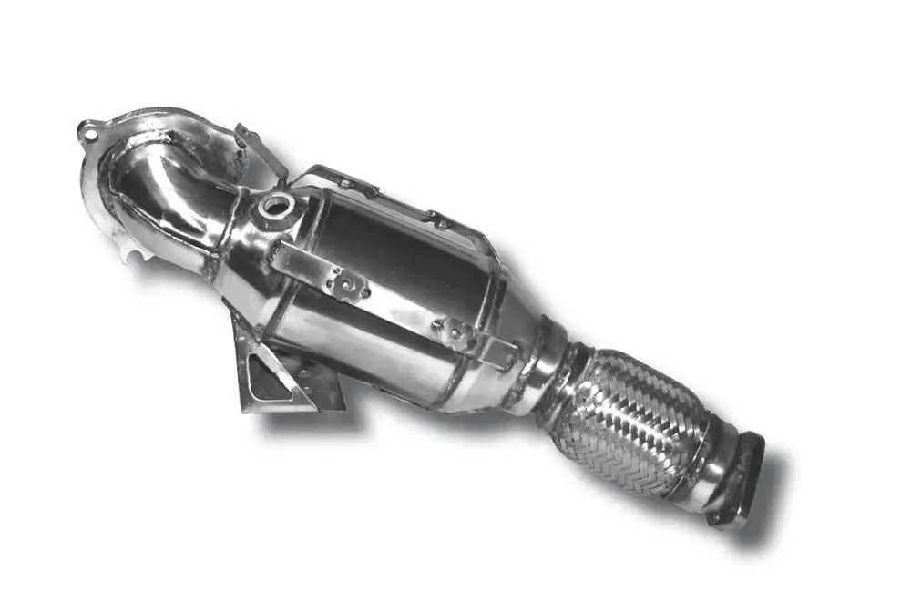 HJS 70mm ECE Downpipe für Ford Fiesta JA8 ST