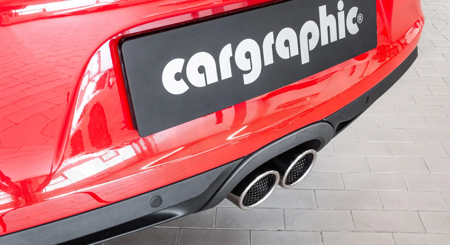 CARGRAPHIC Sport Endrohr für Porsche 981 Anleitung