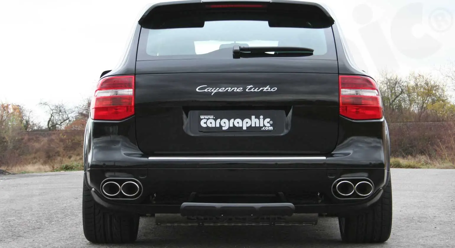 CARGRAPHIC Sportauspuff für Porsche Cayenne 957 