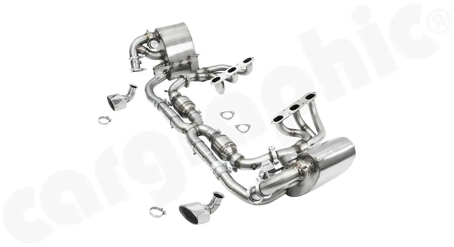 CARGRAPHIC Sportauspuff für Porsche 996 Carrera 2/4 Bild