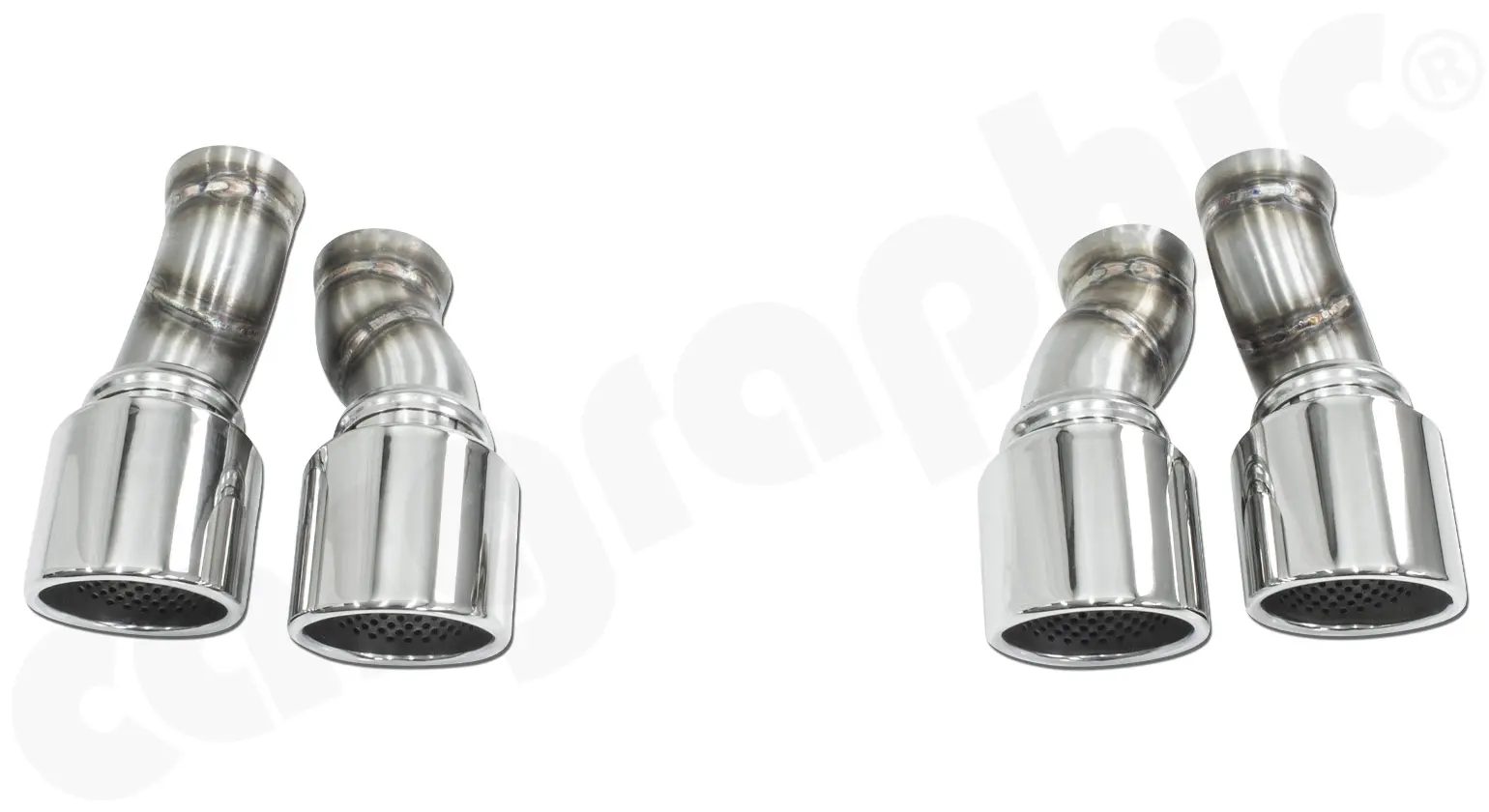 CARGRAPHIC Doppelendrohrsatz für Porsche Panamera Foto