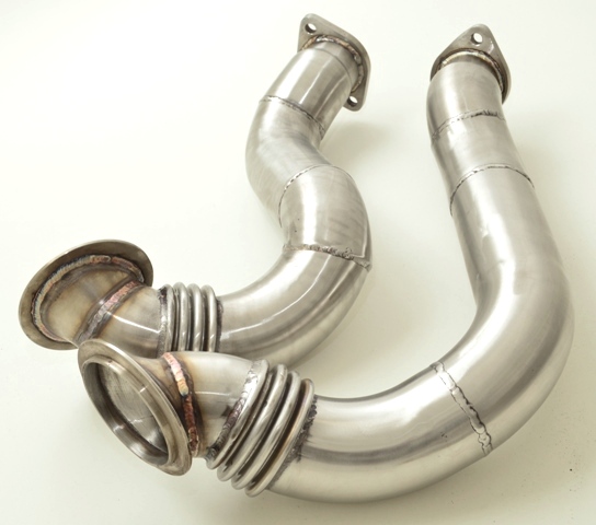 Friedrich Motorsport 2x70mm Downpipe-Satz ohne 200 Zellen Sport-Kat. Edelstahl Friedrich Motorsport Downpipe 2x70mm Edelstahl kaufen