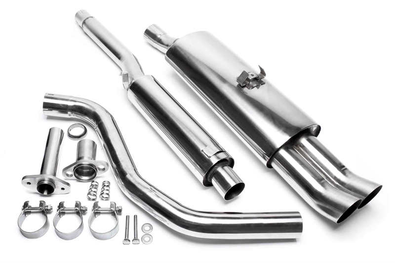 TA Technix Edelstahl DTM 2x76mm für VW Polo 86C kaufen