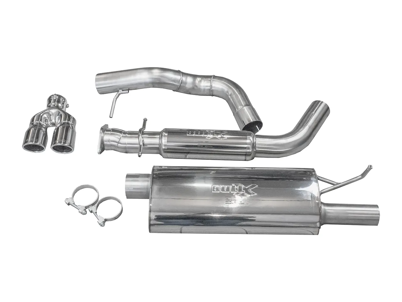 Bull-X ECE Abgasanlage 3 Zoll für Golf 4 & A3 8L