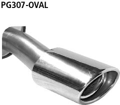 Bastuck Sportauspuff für Peugeot 307 120x80mm, oval Bastuck Sportauspuff Peugeot 307 120x80mm oval kaufen