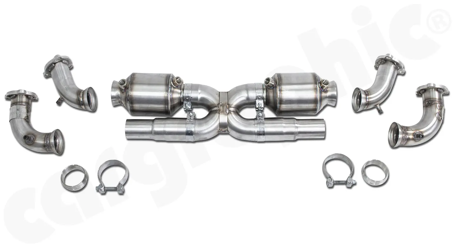 CARGRAPHIC Sportkats X-Pipe für Porsche 996 Carrera