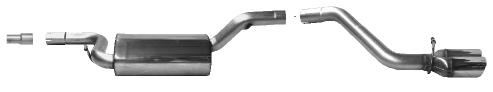 Bastuck Sportauspuff Volvo S40 II 2x76mm
