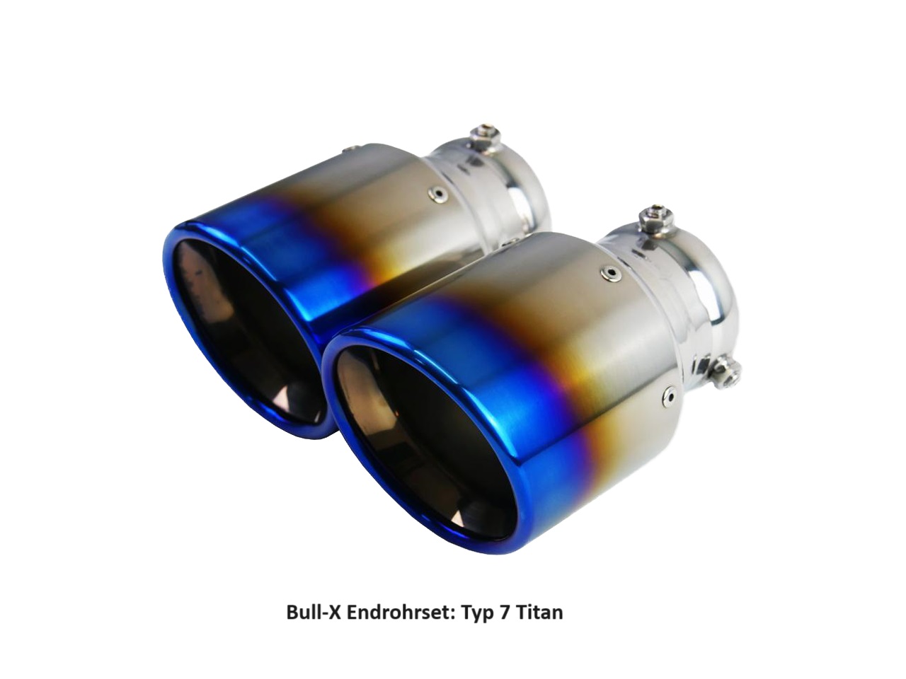 Bull-X ECE Endschalldämpfer 3 Zoll für Golf 5/6 Bild