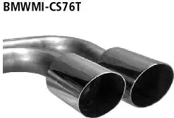 Bastuck Sportauspuff für Mini R50/53 2x76mm, Ausgang mittig