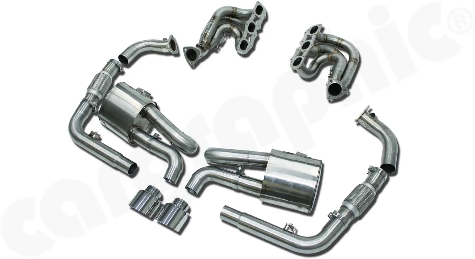 CARGRAPHIC Rennabgasanlage für Porsche 987.2 