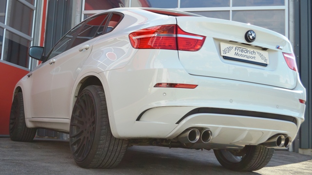Friedrich Motorsport Duplexanlage BMW X6 M 76mm 
