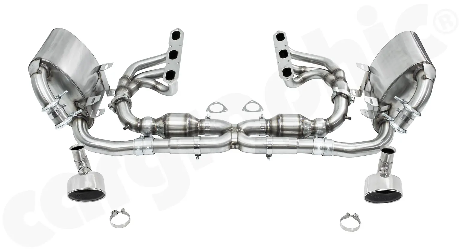 CARGRAPHIC Sportauspuff für Porsche 996 Carrera 