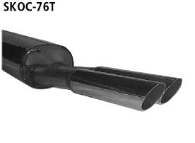 Bastuck Sportauspuff für Skoda Octavia I Limousine Typ 1U2 2x76mm, abgeschrägt Bastuck Sportauspuff Skoda Octavia I 2x76mm kaufen