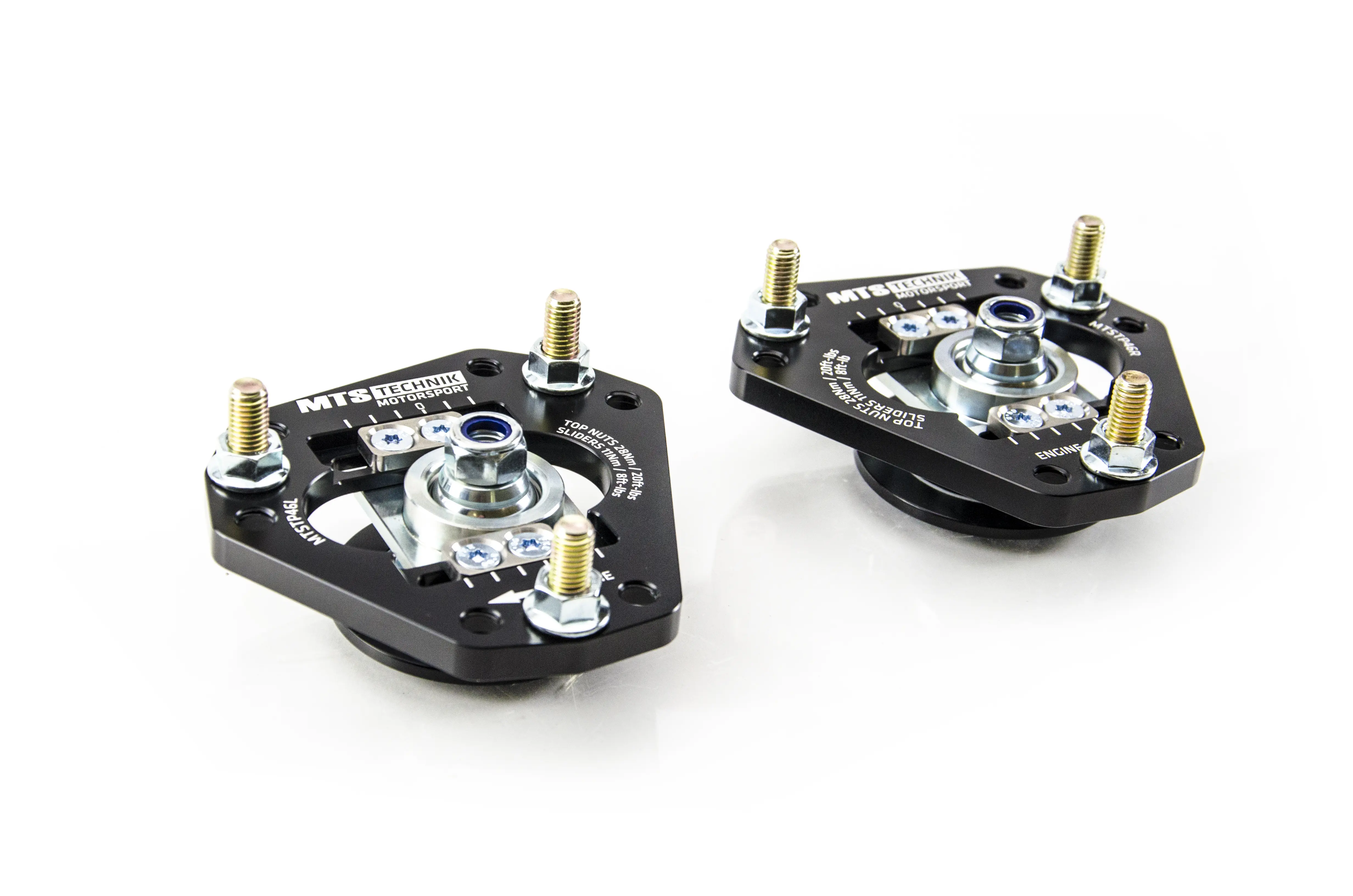 MTS Einstellbare Camber / Caster Sturzplatten (VA) / Honda CIVIC VII Coupe (EM2)