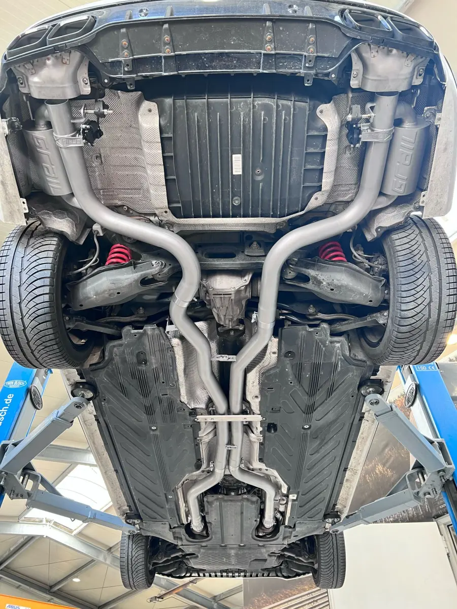 Grail Komplettanlage Mercedes AMG C43 205 mit PAGA 3 Zoll ECE