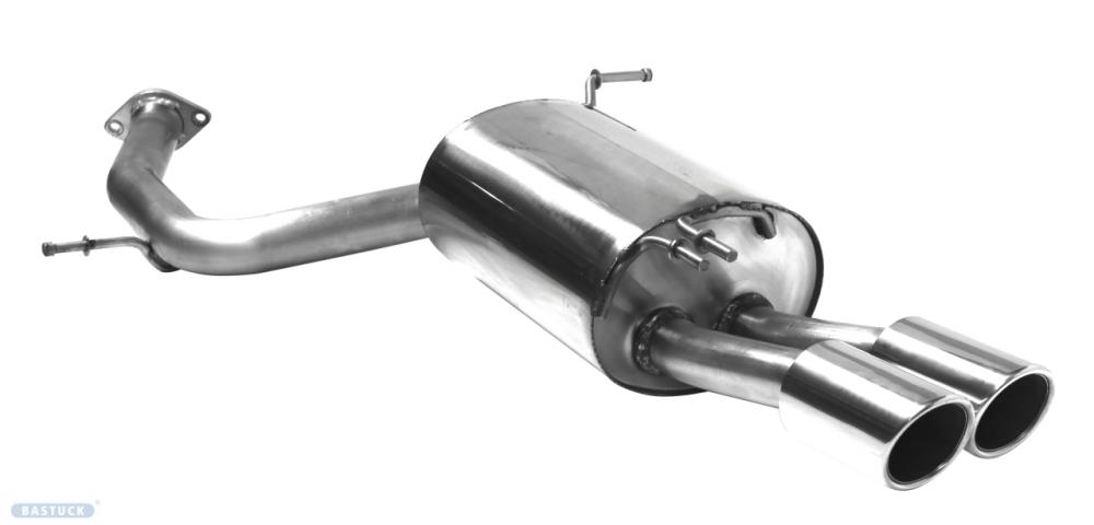 Bastuck Sportauspuff für Kia Sorento III Typ UM Facelift ohne Heckschürzeneinsatz 2x90mm, 20° schräg geschnitten Bastuck Sportauspuff für Kia Sorento III UM kaufen