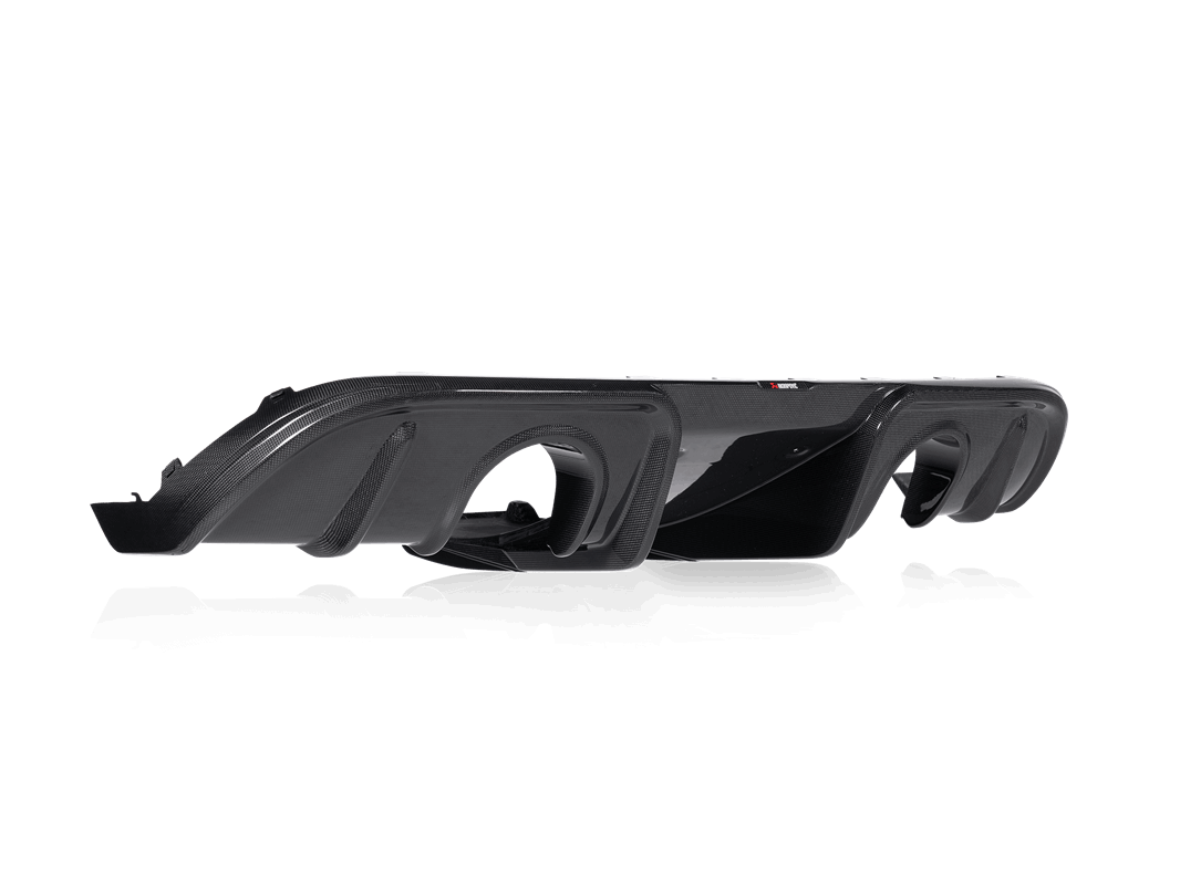 Akrapovic Rear Carbon Fibre Diffuser - High Gloss für Porsche 718 Cayman GT4 / 718 Boxster Spyder
