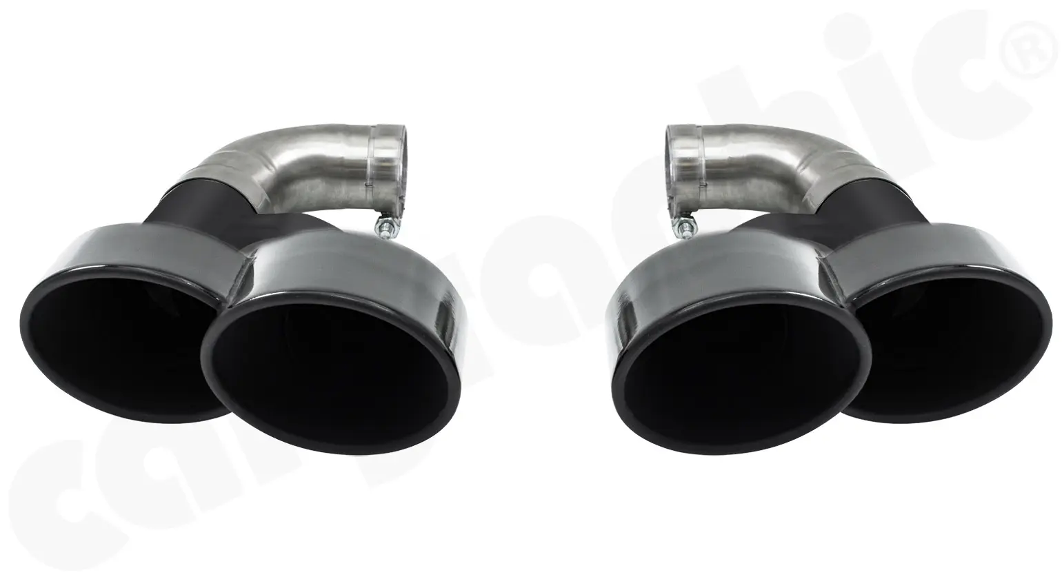 CARGRAPHIC Endrohrsatz für Porsche Cayenne 955 