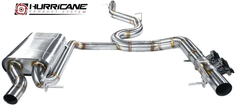 Hurricane 3,5 Zoll Abgasanlage für Seat Leon Cupra