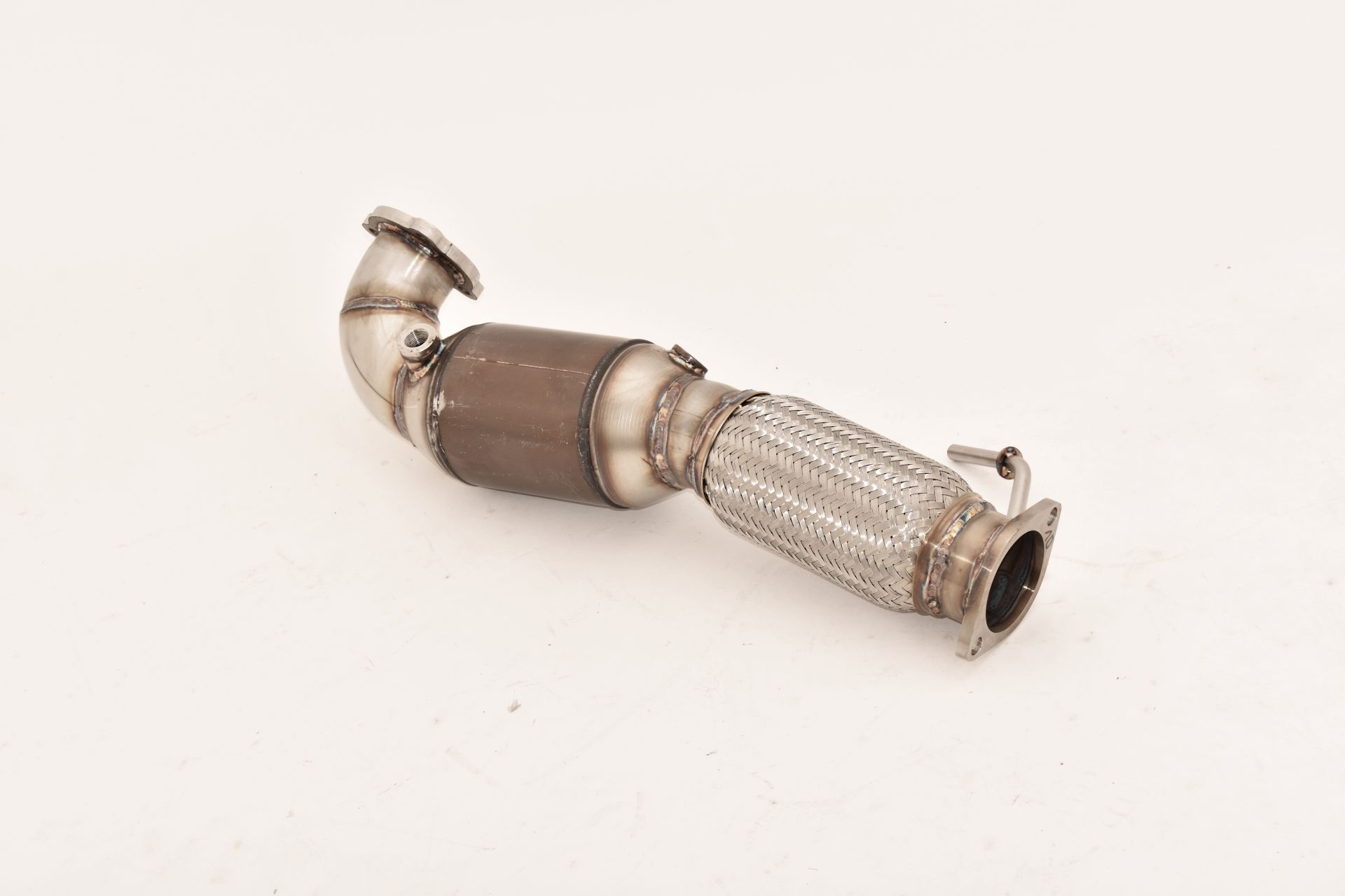 Friedrich Motorsport 76mm Downpipe mit 200 Zellen Sport-Kat. Edelstahl  Friedrich Motorsport 76mm Downpipe mit Sportkat kaufen