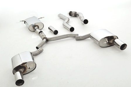  Friedrich Motorsport 76mm Duplex-Anlage Edelstahl