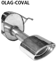 Bastuck Sportauspuff für Opel Astra G Cabrio 153x95mm, oval Bastuck Sportauspuff Opel Astra G 153x95mm oval kaufen