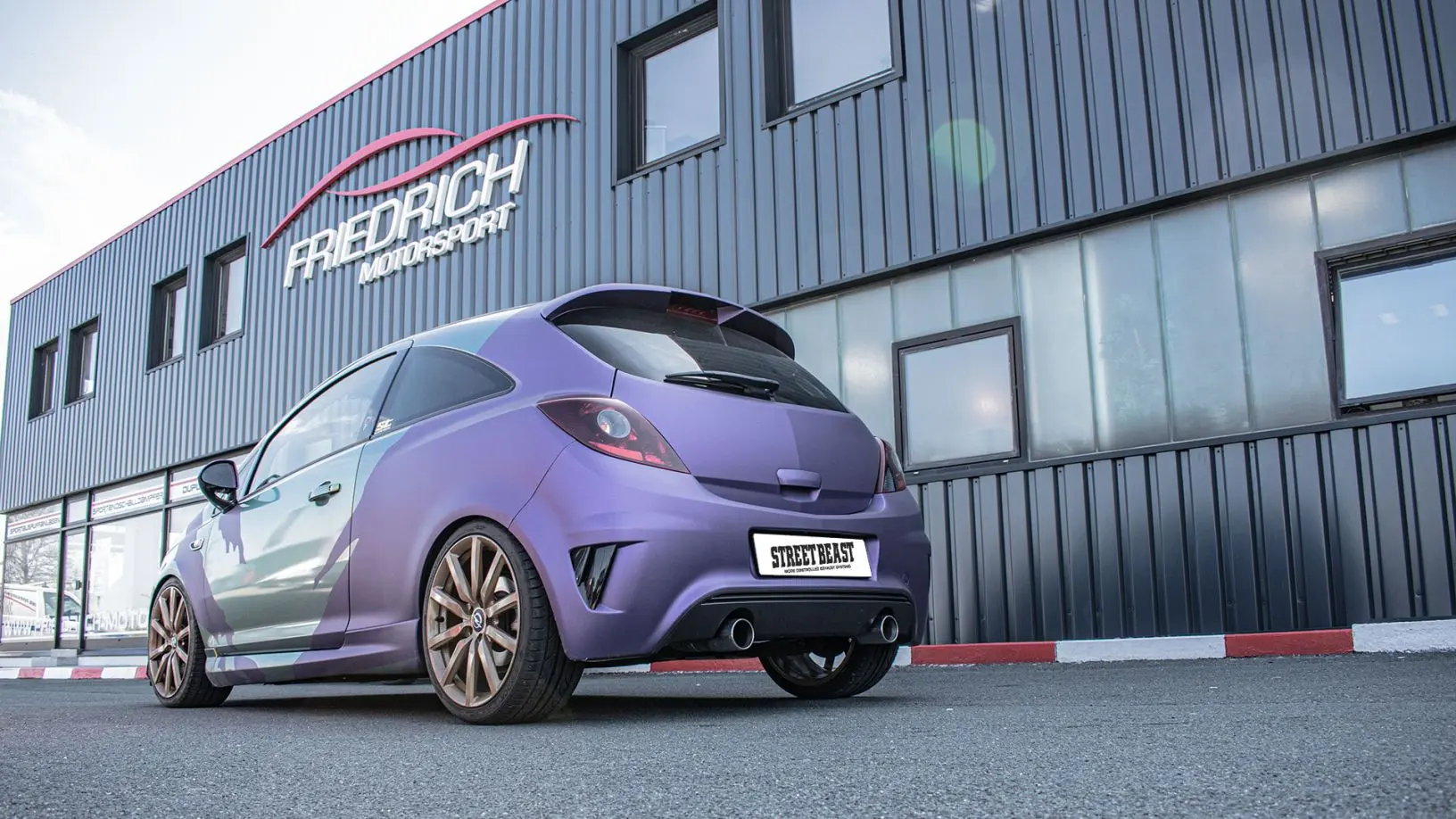 StreetBeast 76mm Duplex für Opel Corsa D OPC 