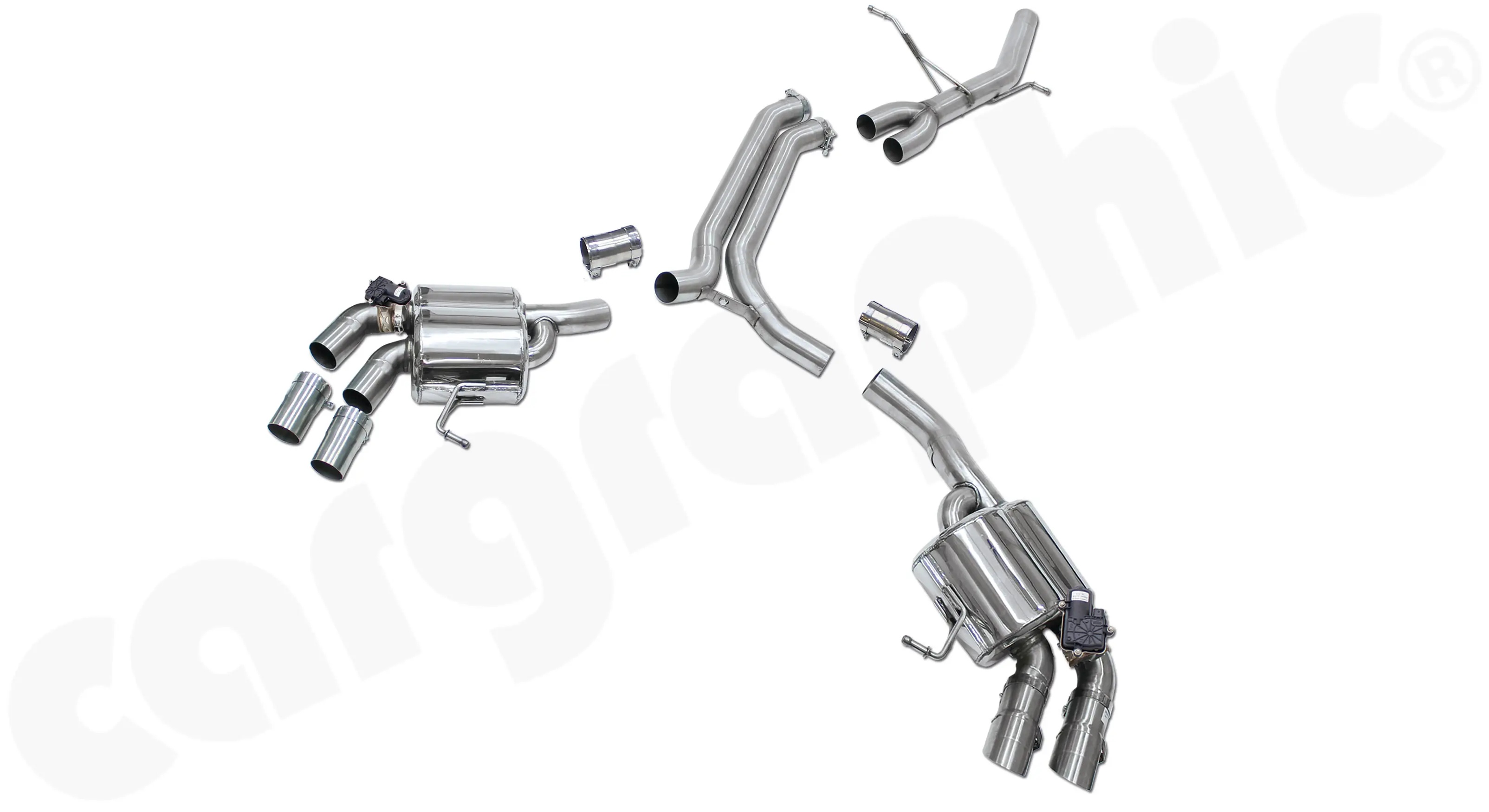 CARGRAPHIC Sportabgasanlage für Porsche Macan 2,0L 