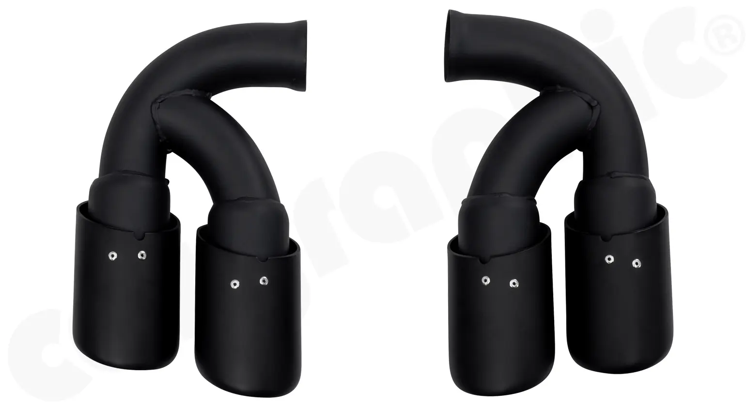 CARGRAPHIC Doppelendrohrsatz für Porsche Cayenne Foto