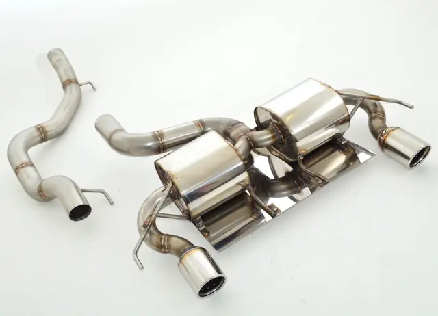 Friedrich Motorsport 76mm Duplex-Sportendschalldämpfer Edelstahl 