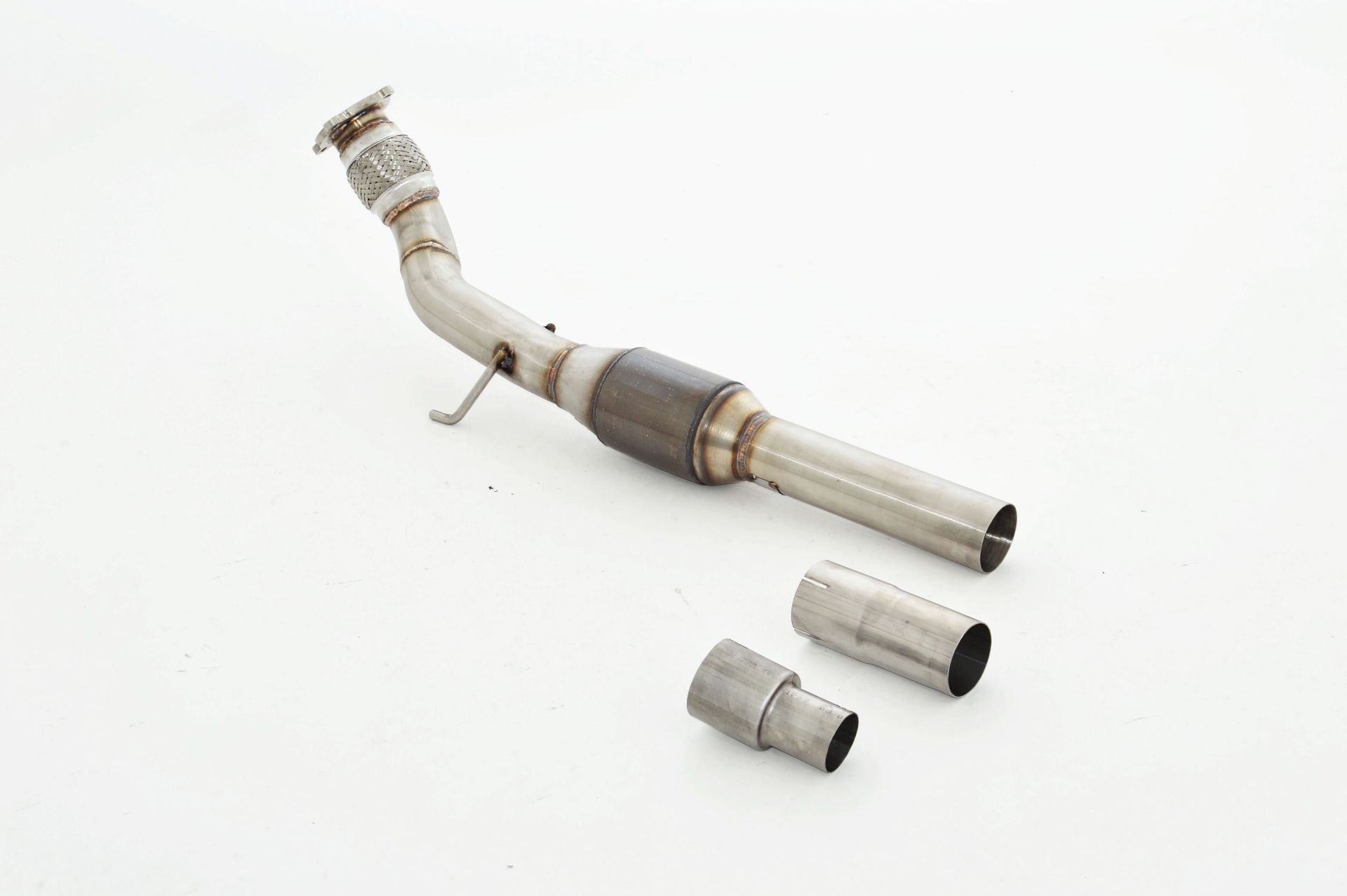 Friedrich Motorsport 76mm Downpipe mit 200 Zellen Sport-Kat. Edelstahl