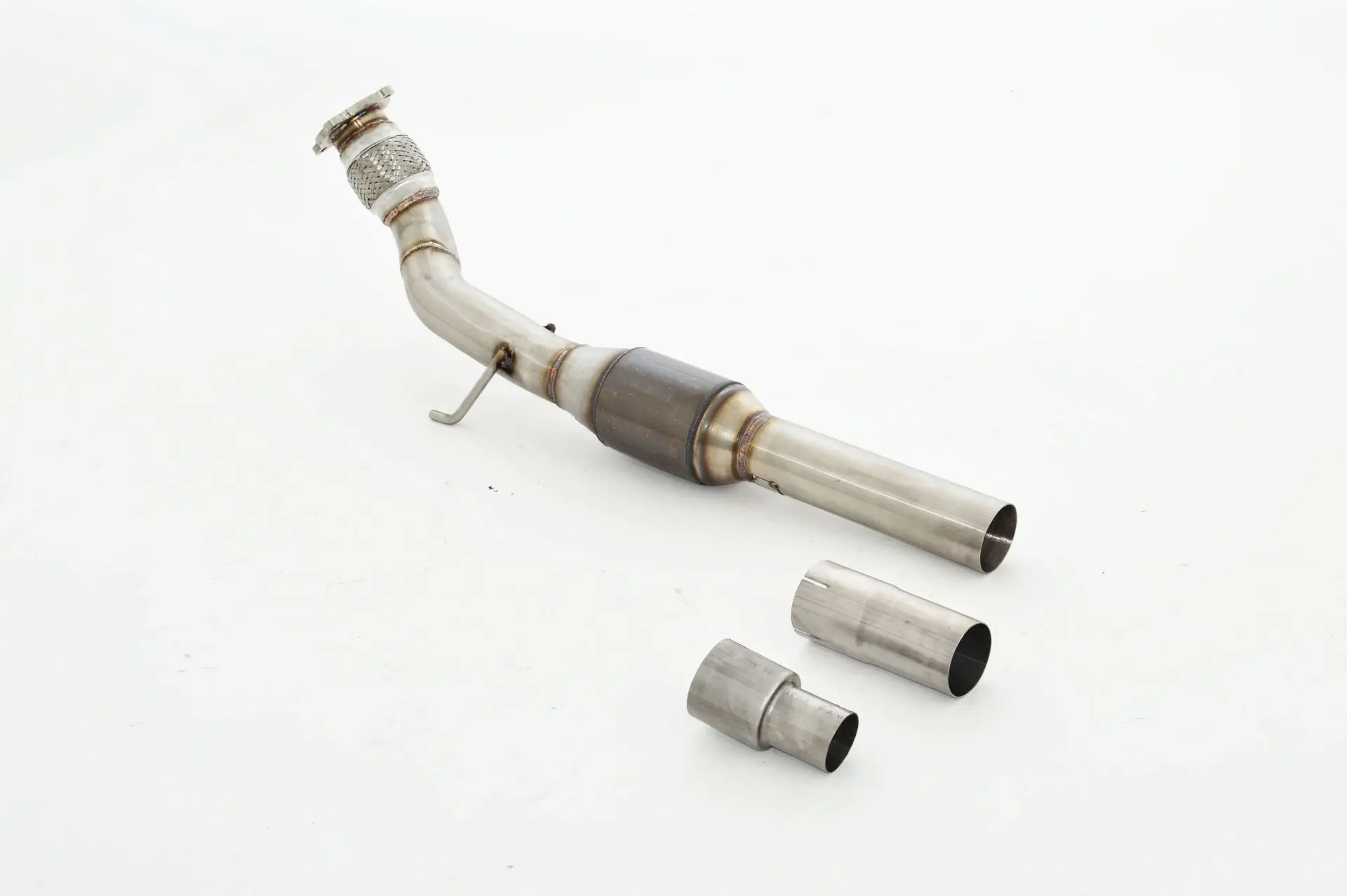 Friedrich Motorsport 76mm Downpipe mit 200 Zellen Sport-Kat. Edelstahl