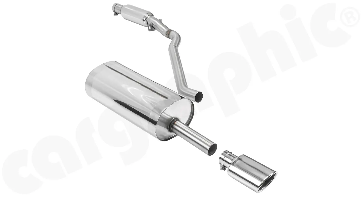 CARGRAPHIC Sport Endschalldämpfer für Porsche 924 kaufen