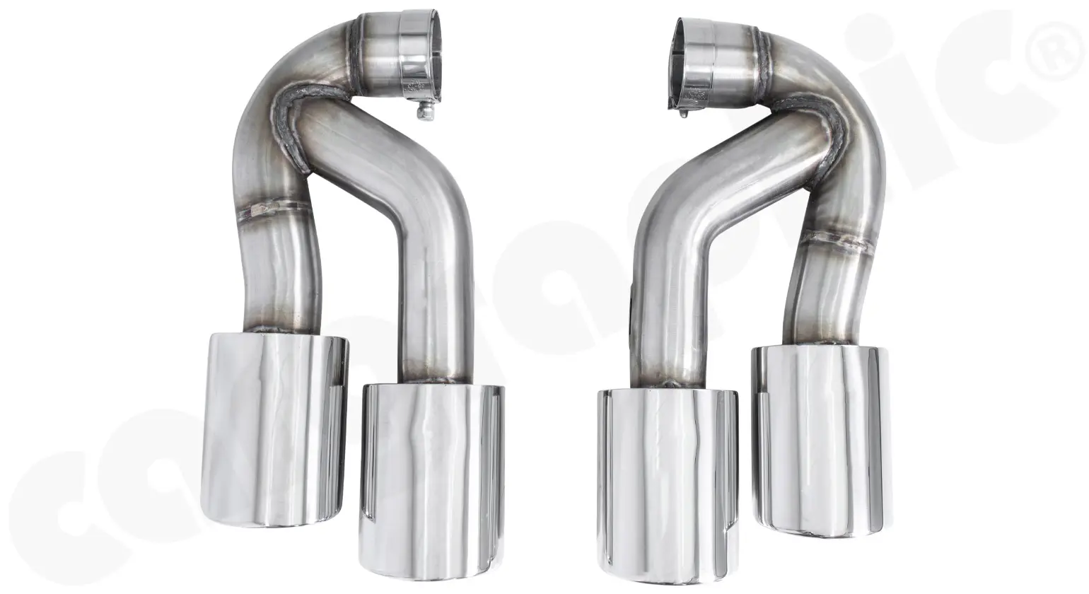 CARGRAPHIC Endrohrsatz für Porsche Cayenne 955 Foto