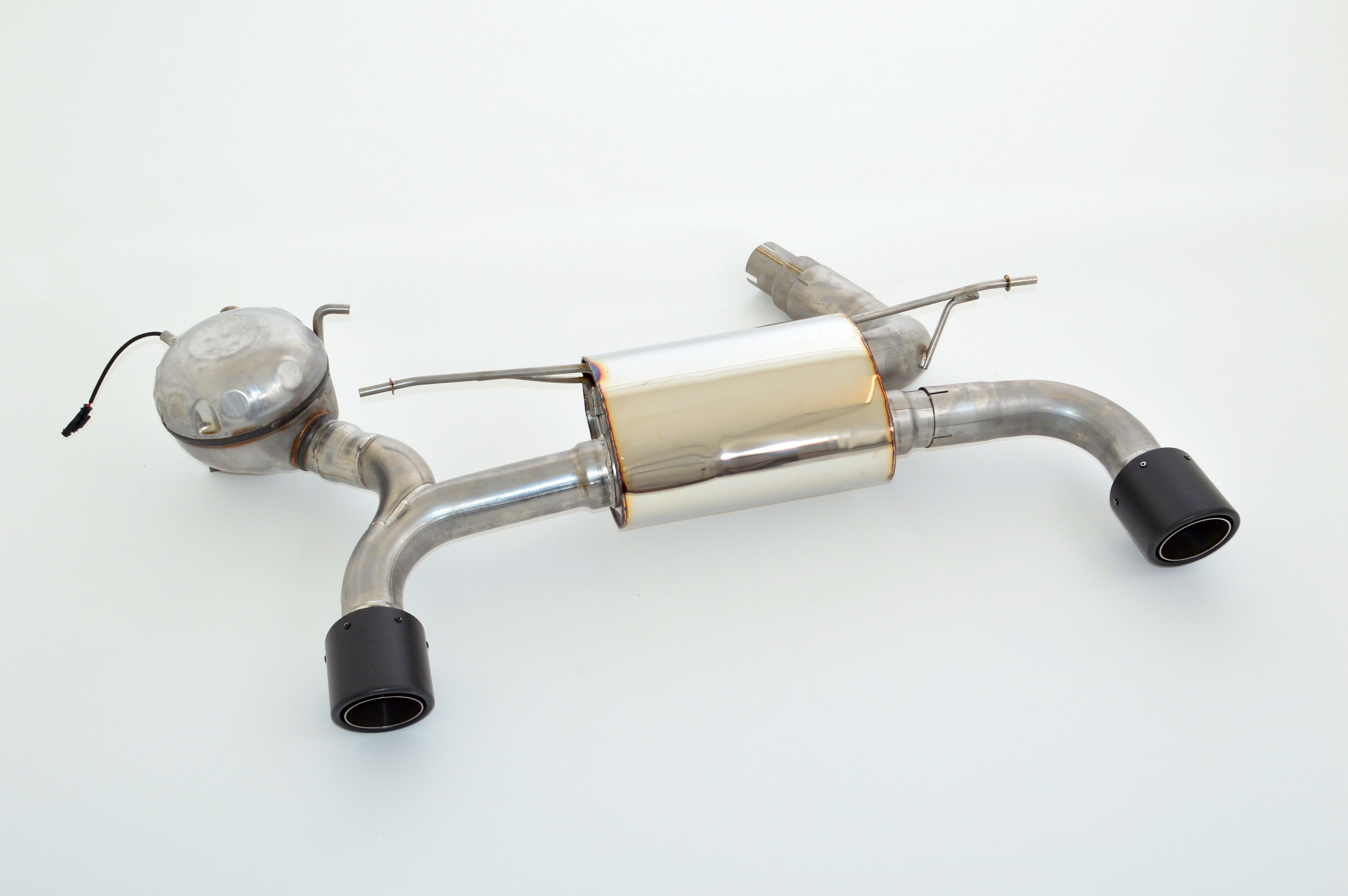 StreetBeast  76mm Duplex-Endschalldämpfer mit Soundgenerator, BMW 2er F22