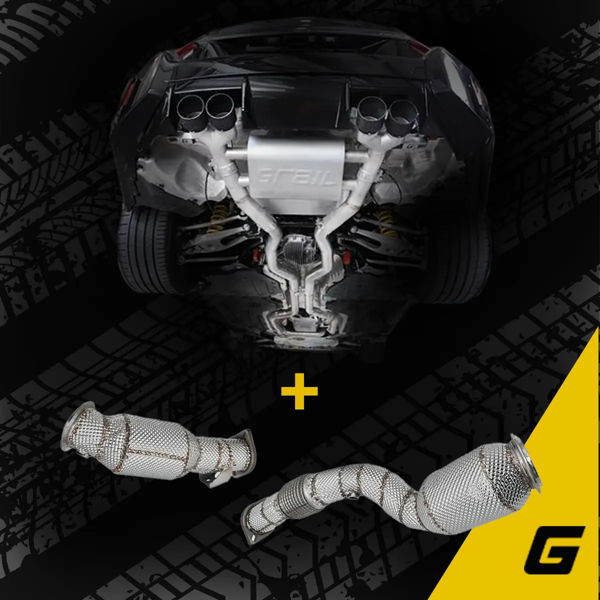 GRAIL ECE Bundle | BMW M2 G87 | 3" Klappenanlage + Downpipe