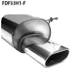 Bastuck Sportauspuff Ford Fiesta V 135x75mm oval kaufen