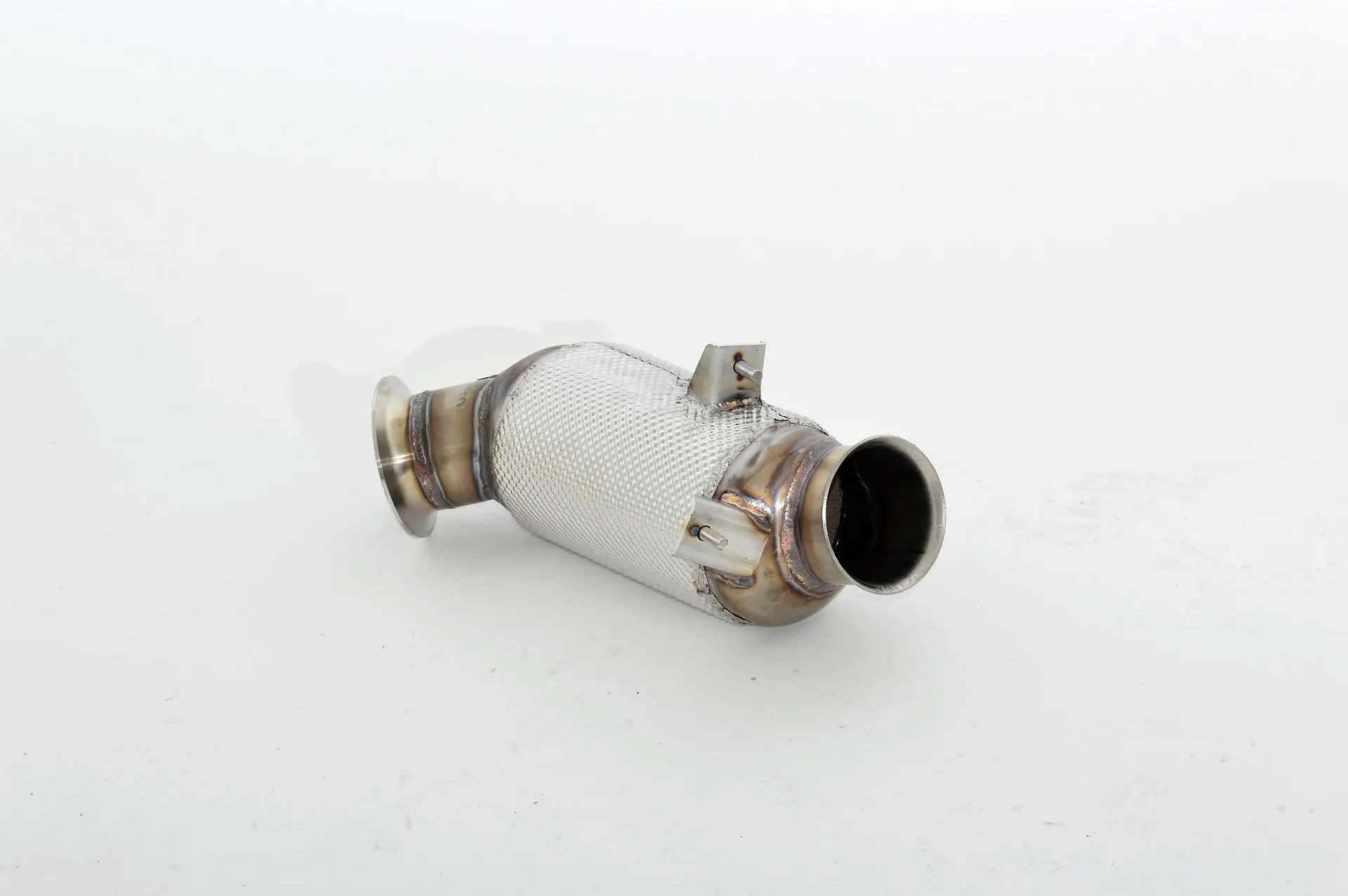 Friedrich Motorsport 90mm Downpipe mit 200 Zellen Sport-Kat. Edelstahl 