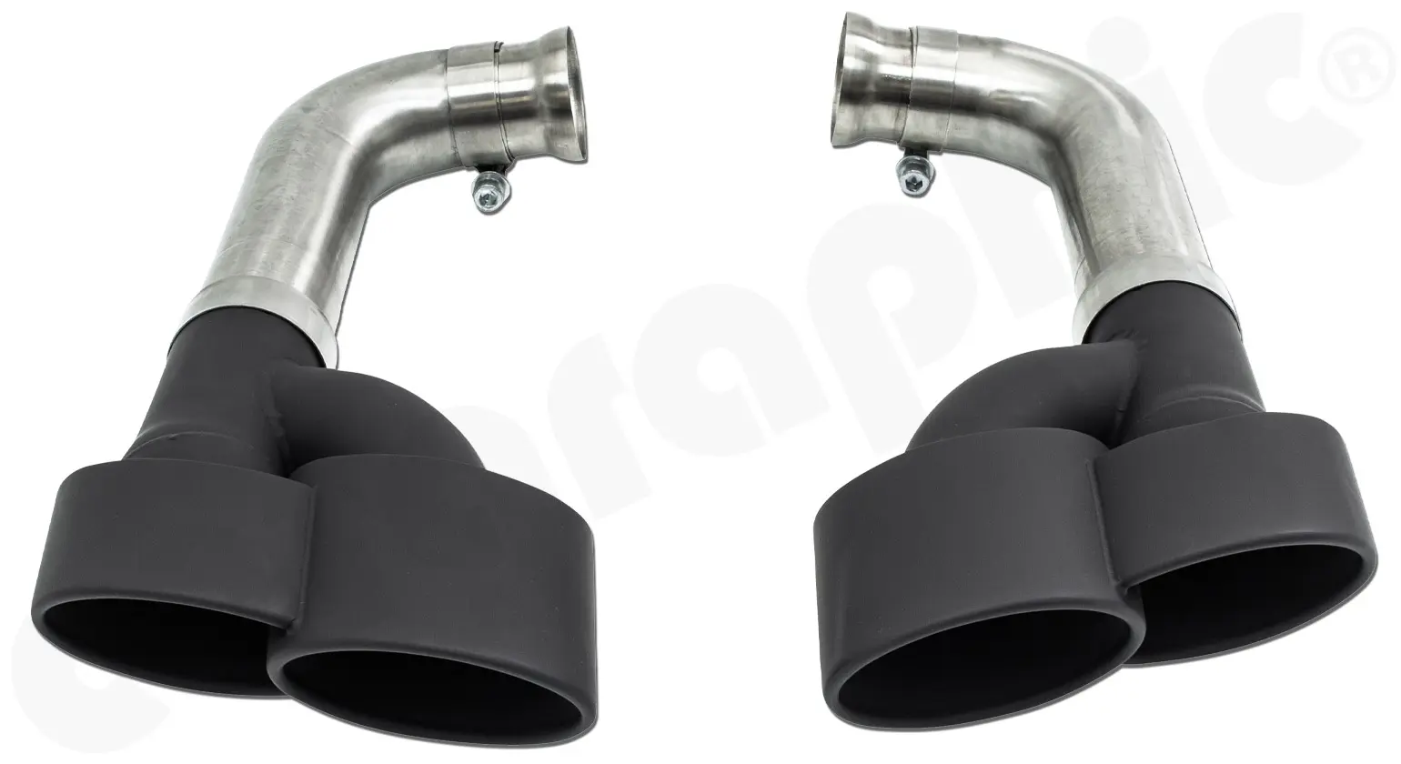 CARGRAPHIC Endrohrsatz für Porsche Cayenne 958.1 