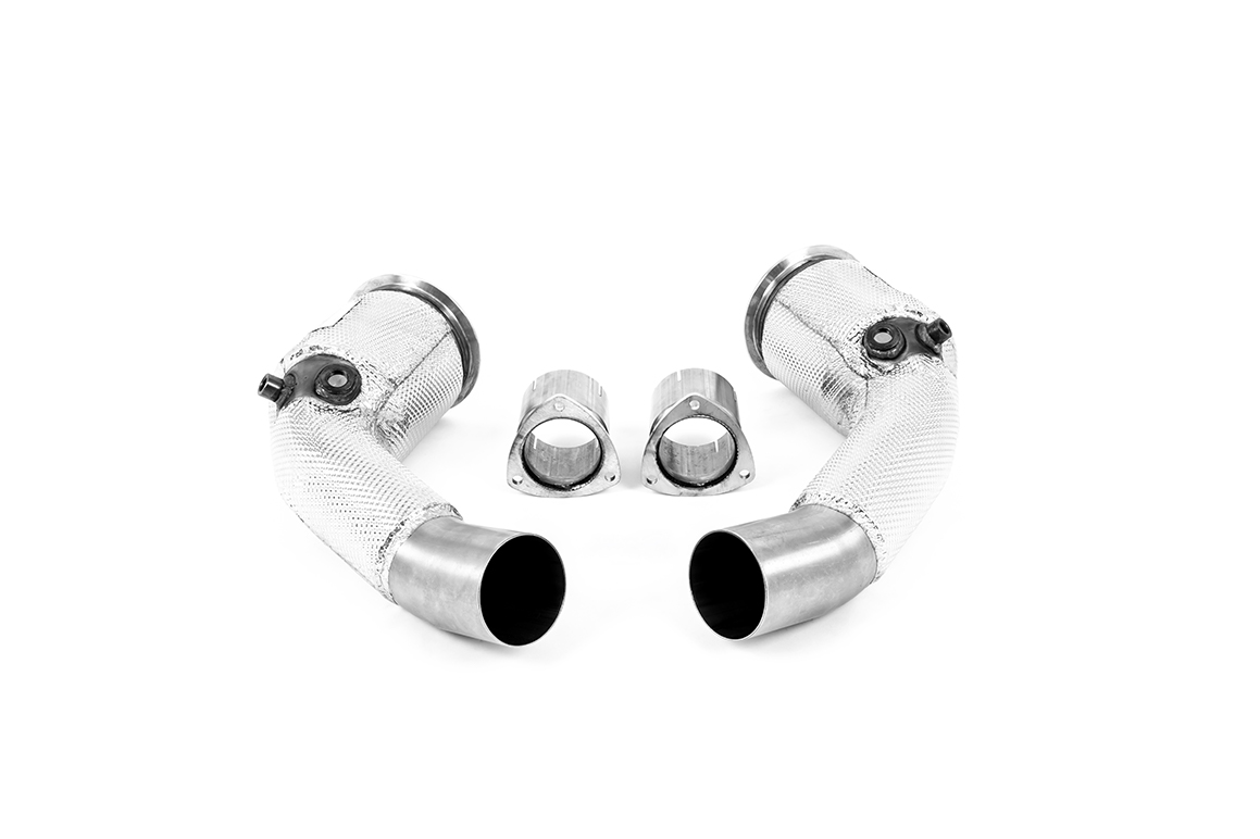 Milltek Downpipe / Katersatzrohre für Audi S8 RS6 RS7 C8 mit OPF