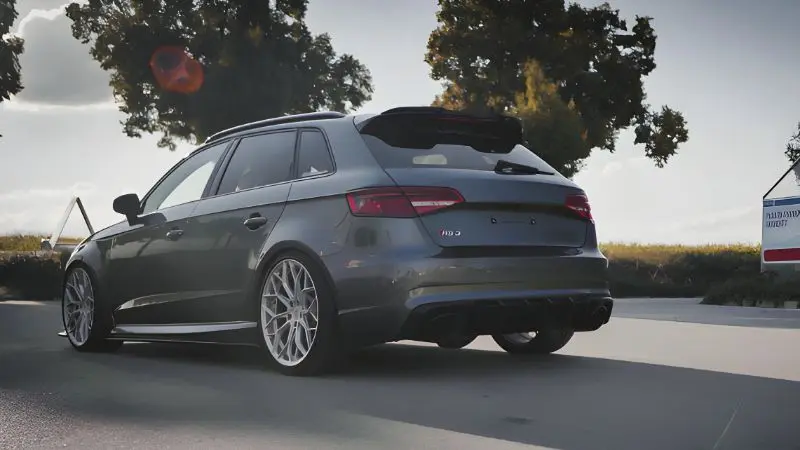 Hurricane 3,5 Zoll Abgasanlage für Audi RS3 8V Details