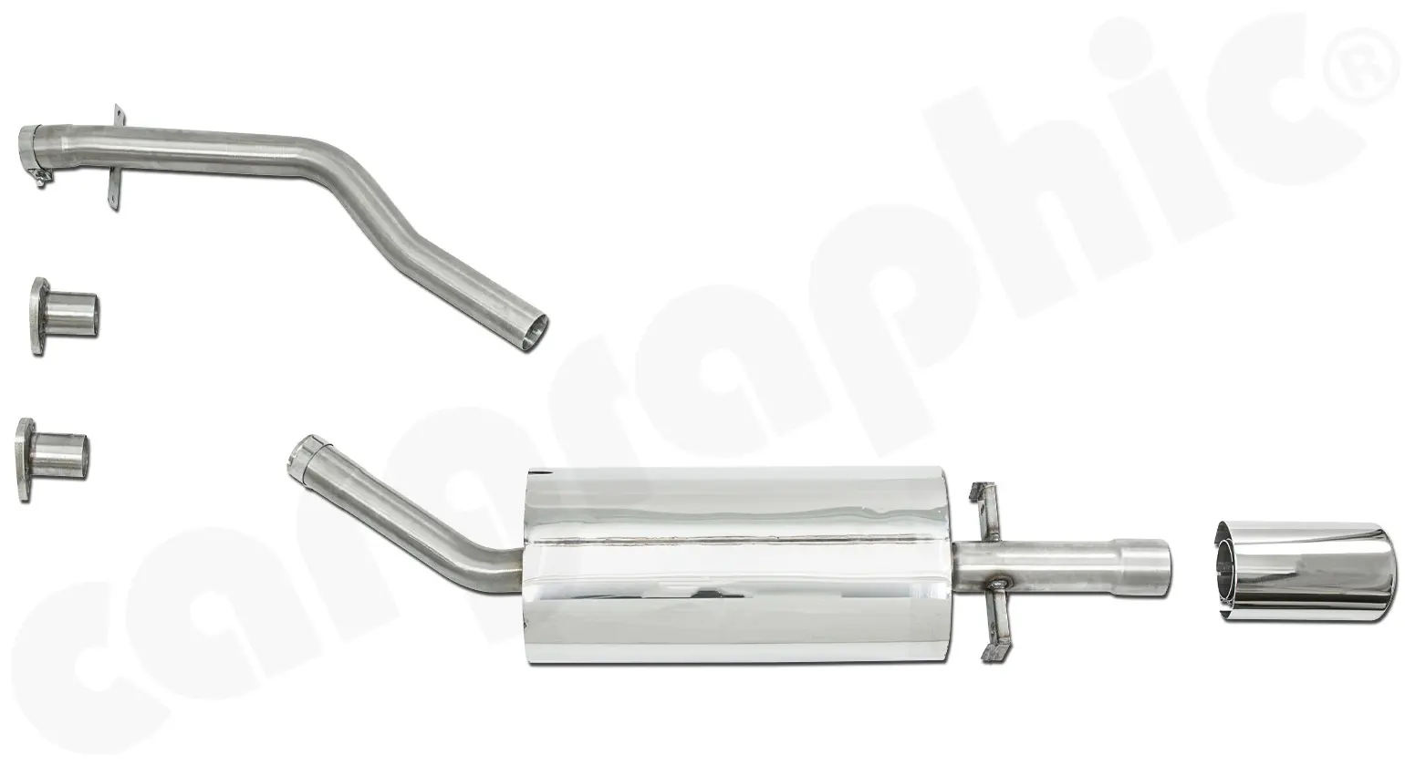 CARGRAPHIC Sport Endschalldämpfer für Porsche 944 kaufen