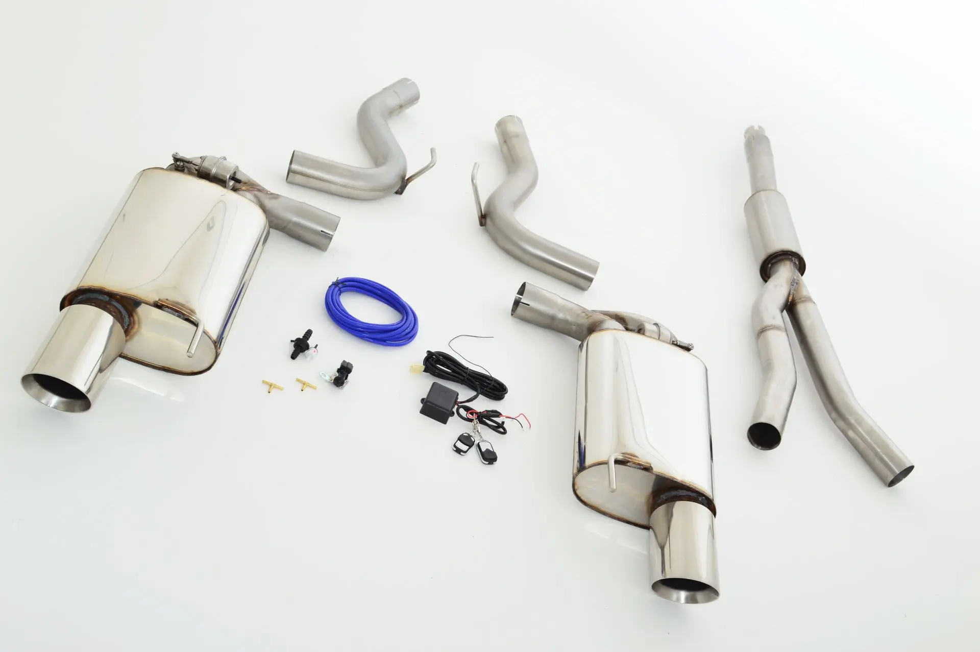 Friedrich Motorsport 70mm Duplex-Anlage mit Klappensteuerung Ford Mustang Cabrio