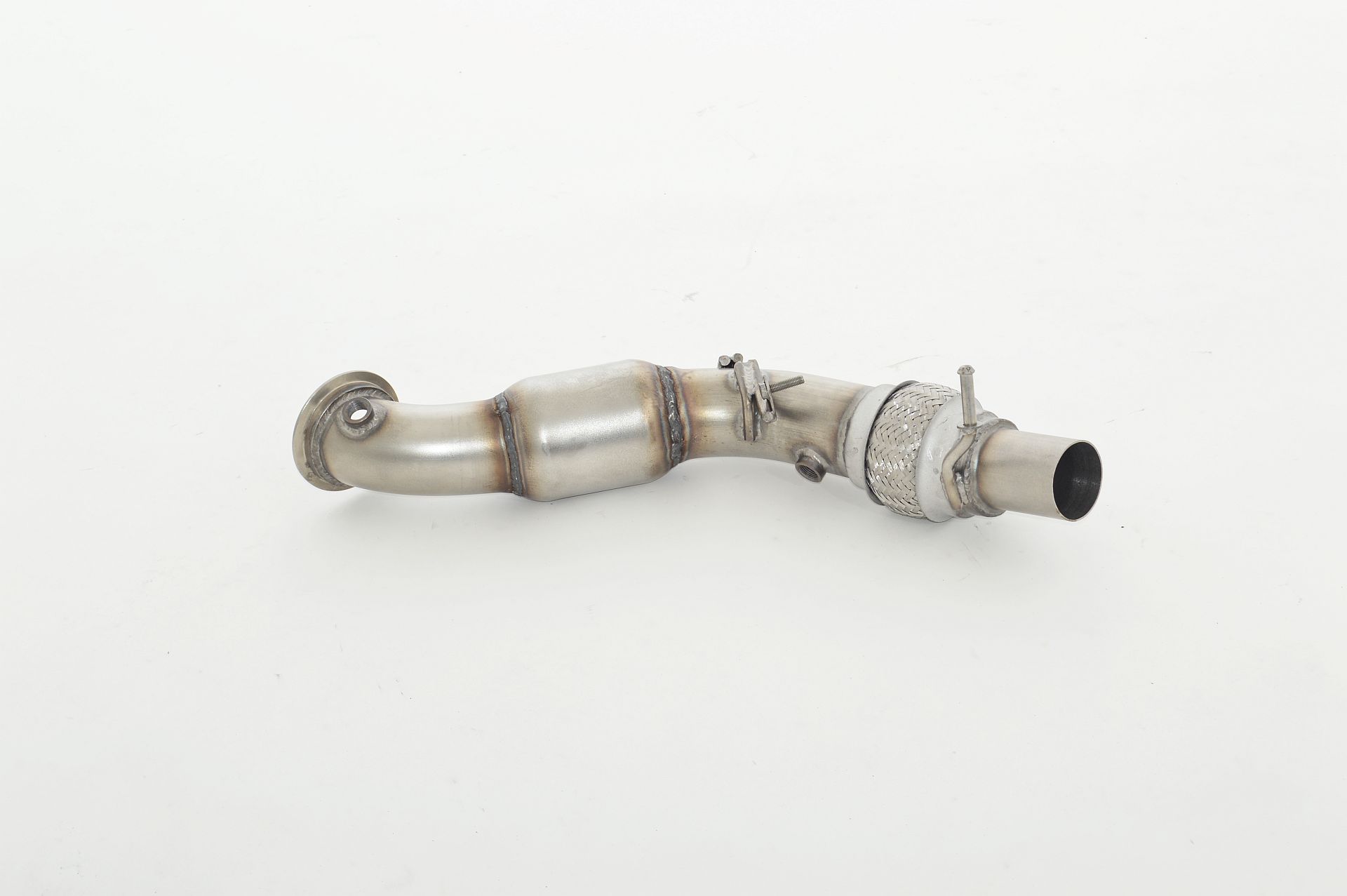 Friedrich Motorsport 76mm Downpipe mit 200 Zellen Sport-Kat. Edelstahl