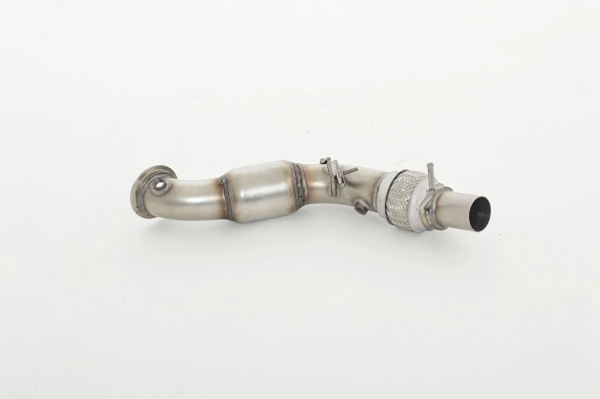 Friedrich Motorsport 76mm Downpipe mit 200 Zellen Sport-Kat. Edelstahl