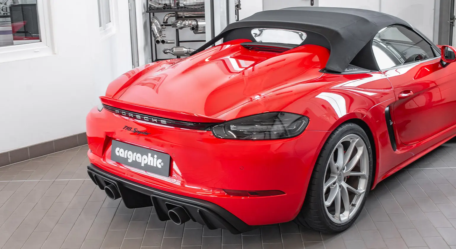 CARGRAPHIC Sport Endrohre für Porsche 718 Bild