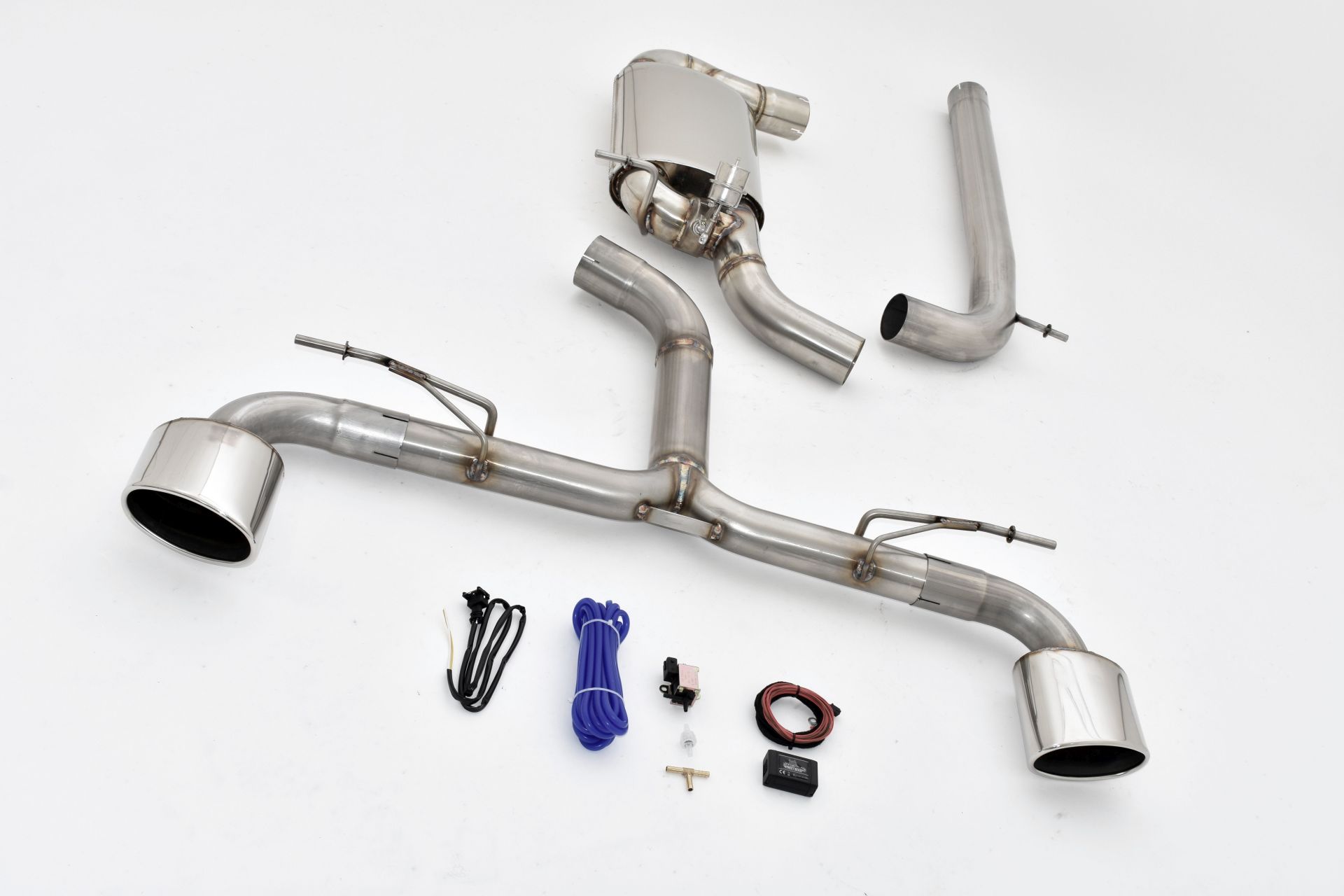 StreetBeast  76mm Duplex-Anlage mit Klappensteuerung, Seat Leon 5F Cupra inkl. SC