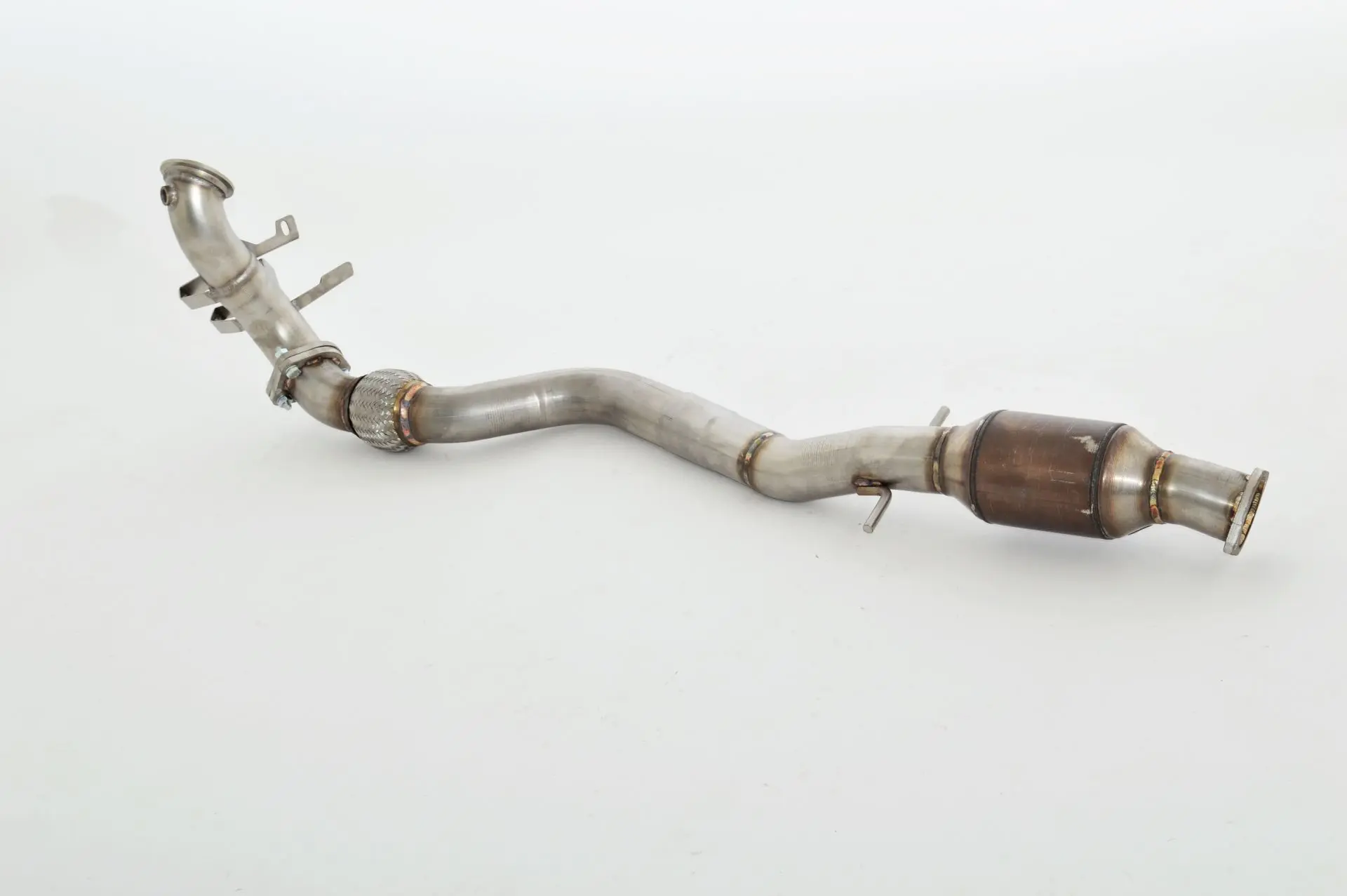 Friedrich Motorsport 70mm Downpipe mit Sport-Kat. Edelstahl