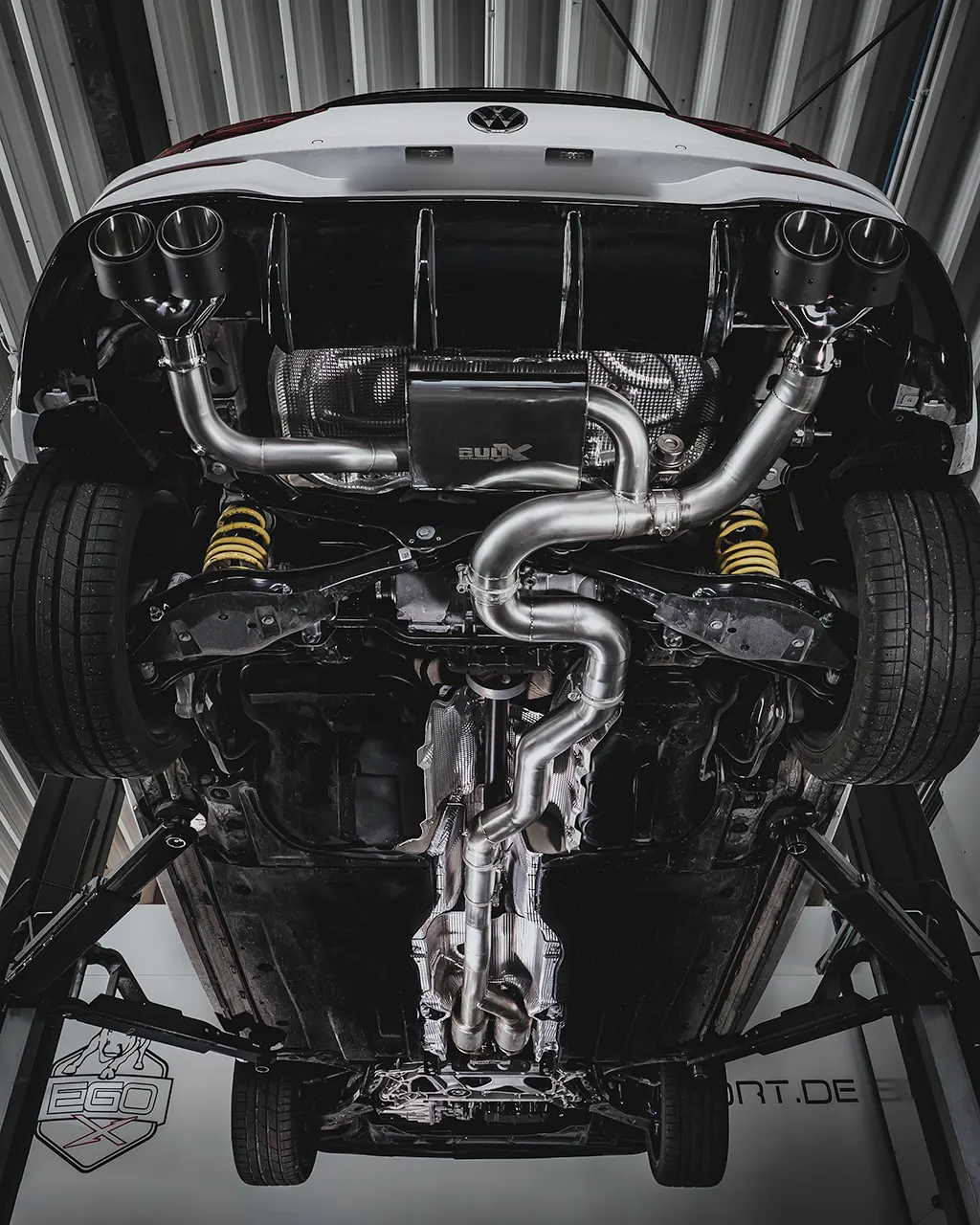 EGO-X Abgasanlage 3,5 Zoll für VW Golf 8 R Tuning günstig