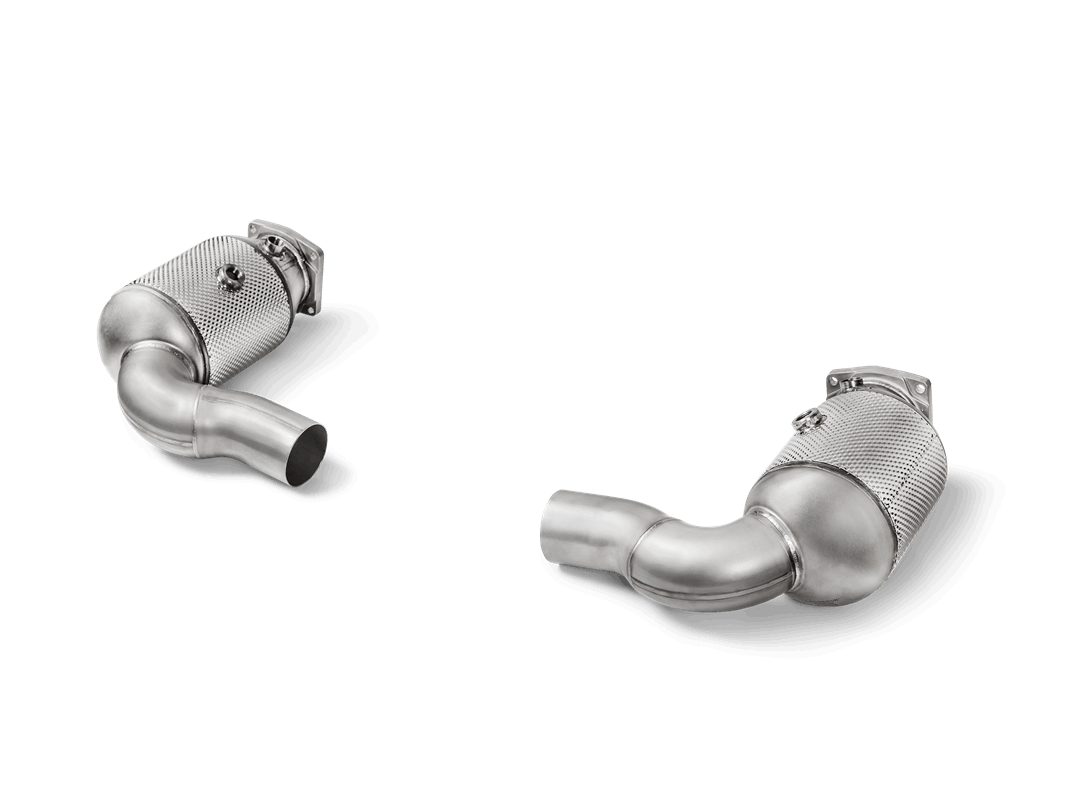 Akrapovic Link Pipe Set w Cat (SS) für Porsche 991.2 Turbo